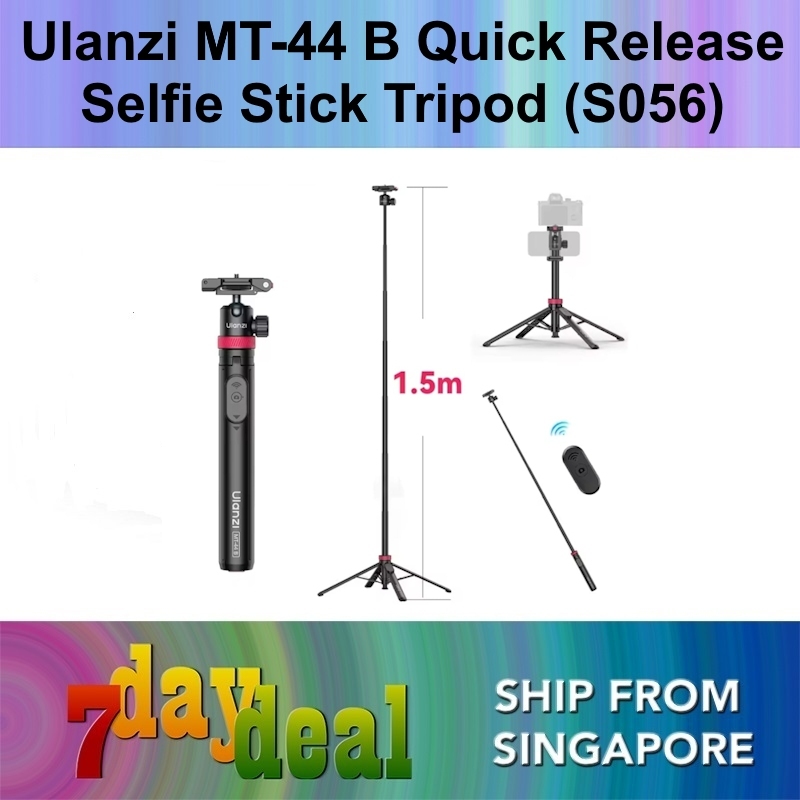 Ulanzi MT-44 B Auto Open Extendable Selfie Stick Tripod (S056)