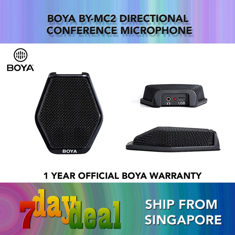 BOYA BY-MC2 USB Conference Microphone (On-desk Microphone for Computer