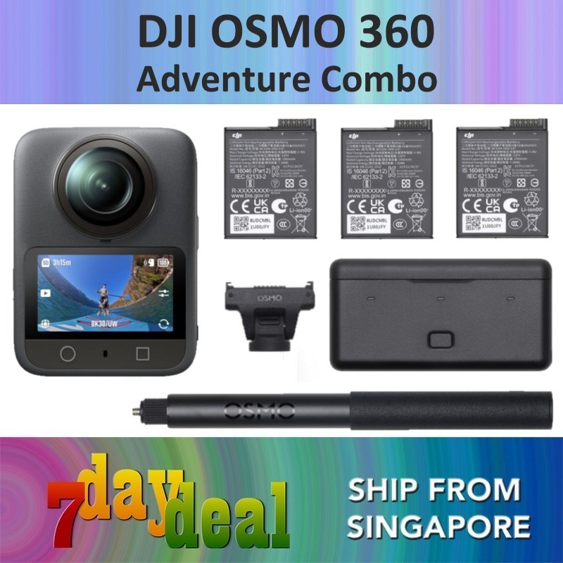 DJI Osmo 360 8K Camera (Standard) / (Adventure Combo)