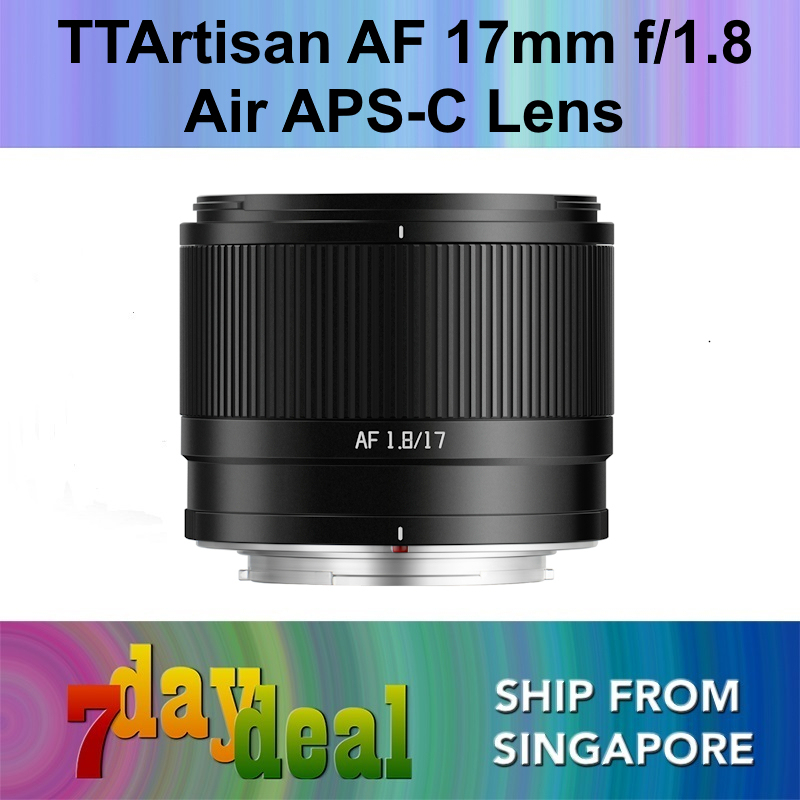 TTArtisan AF 17mm f1.8 Air APS-C Lens (Fujifilm X / Sony E Mount)