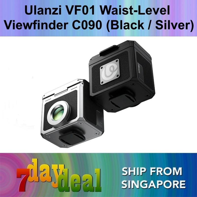 Ulanzi VF01 Optical Waist-Level Viewfinder (C090) (Black / Silver)