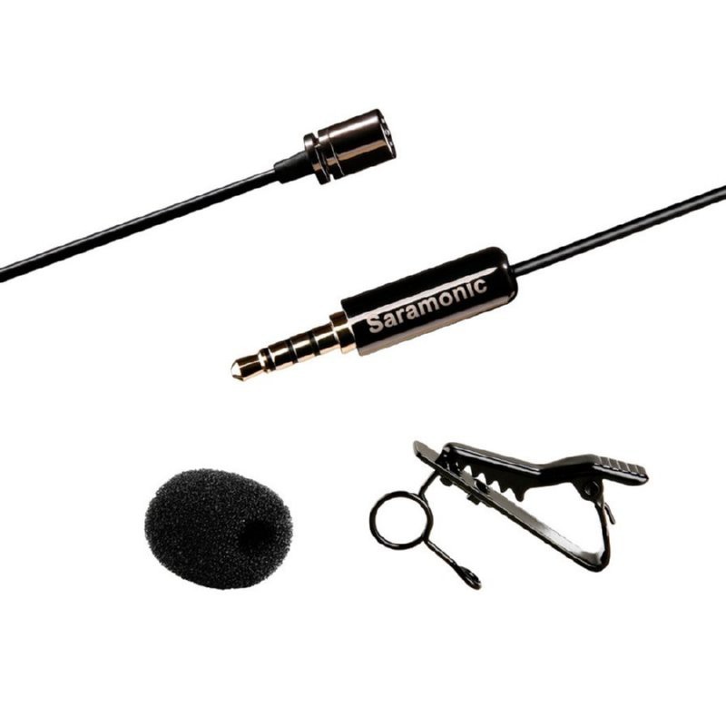 Saramonic SR-LMX1+ Lavalier Microphone (For Smartphones / Desktop / Laptop Computer)