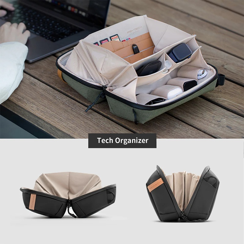 PGYTECH Tech Organizer / Pouch (Black / Green / Grey)