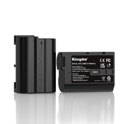 KingMa EN-EL15C Battery with Type-C Port (For Nikon Z5 / Z6 / Z6II / Z6III / Z7 / Z7II / Z8 / Zf etc)
