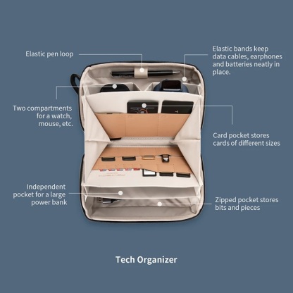 PGYTECH Tech Organizer / Pouch (Black / Green / Grey)