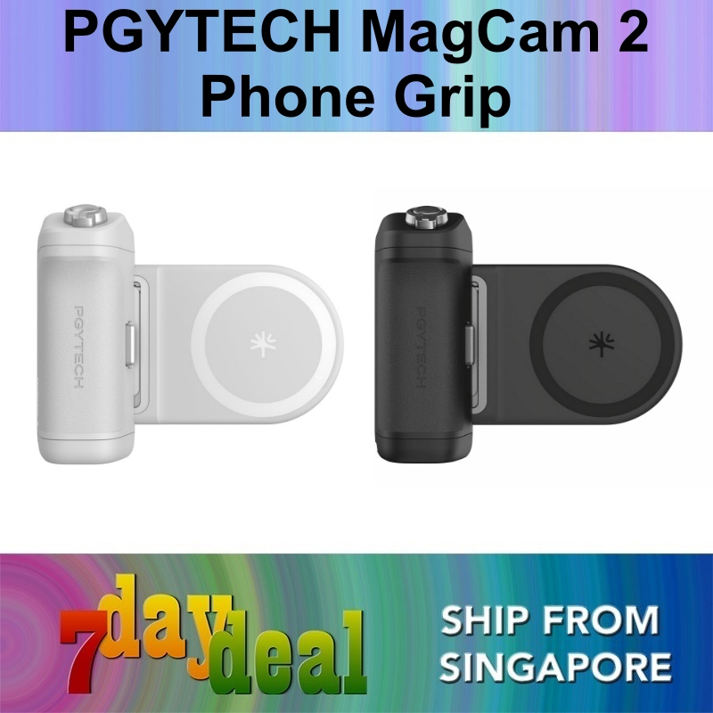 PGYTECH MagCam 2 Phone Grip (Classic Black / Misty Grey)