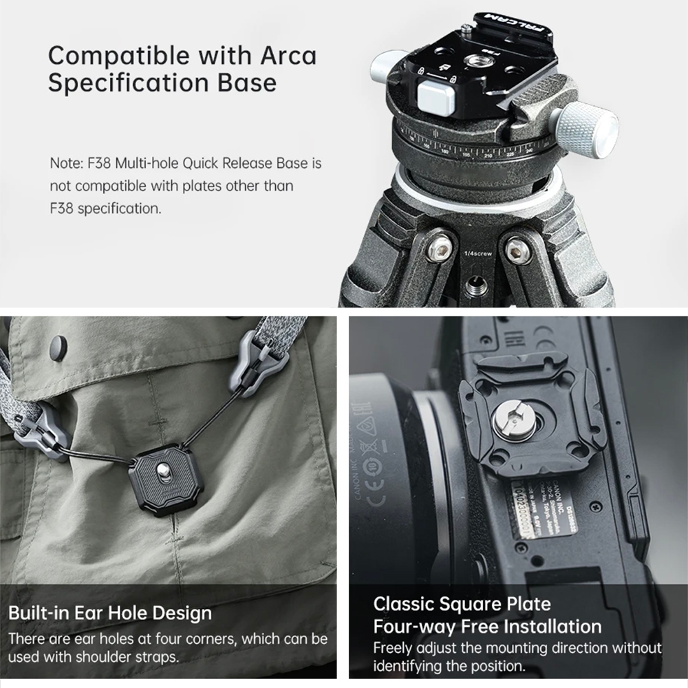 FALCAM F38 Multi-Hole Quick Release Plate (3301) / Base (3364) / Plate+Base(3404)