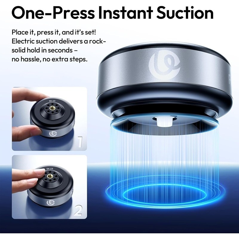 Ulanzi SK-23 Electric Suction Base with 1/4" Screw (M085)