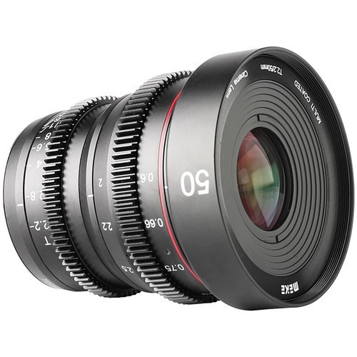 Meike 50mm T2.2 Manual Focus Cinema Lens (MFT M43 Micro Four Third Mount)