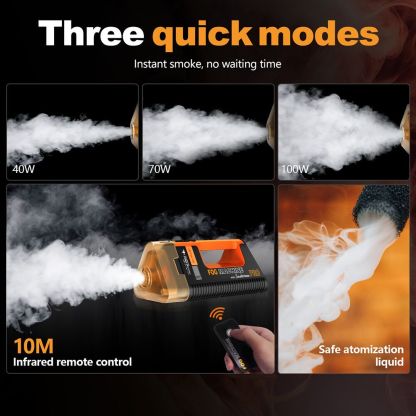 LENSGO Smoke Master PRO Portable Handheld Fog Machine (100W)