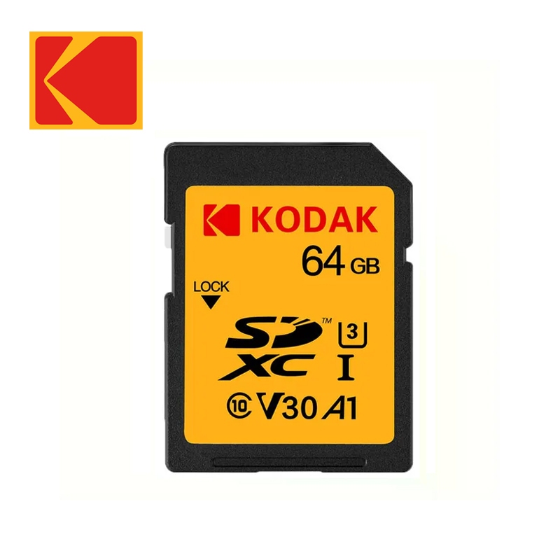 Kodak ULTRA 64GB / 128GB / 256GB SD XC UHS-I Class 10 U3 V30 A1 Memory Card (For DSLR / Mirrorless / Digital Camera)
