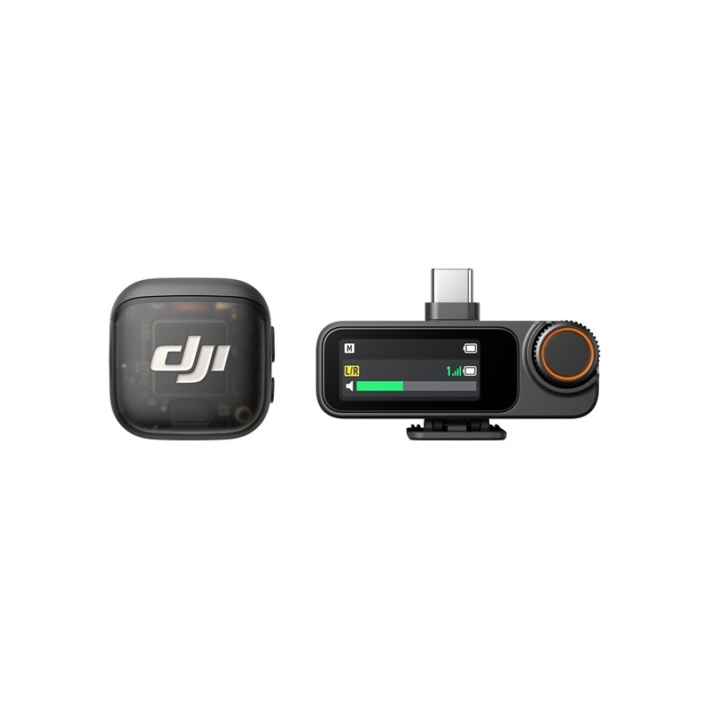 DJI Mic 3 Single / Dual Compact Wireless Microphone System for Camera & Smartphone (2.4 GHz)