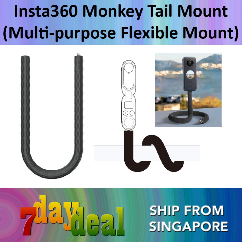 Insta360 Monkey Tail Mount (Multi-Purpose Flexible Mount)