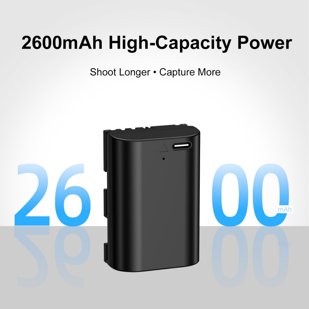 KingMa LP-E6NH 2400mAh Battery / 2600mAh Battery with Type-C Port / 2400mAh Battery Charger Kit (For Canon LP-E6, LP-E6N)
