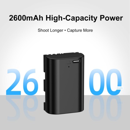 KingMa LP-E6NH 2400mAh Battery / 2600mAh Battery with Type-C Port / 2400mAh Battery Charger Kit (For Canon LP-E6, LP-E6N)