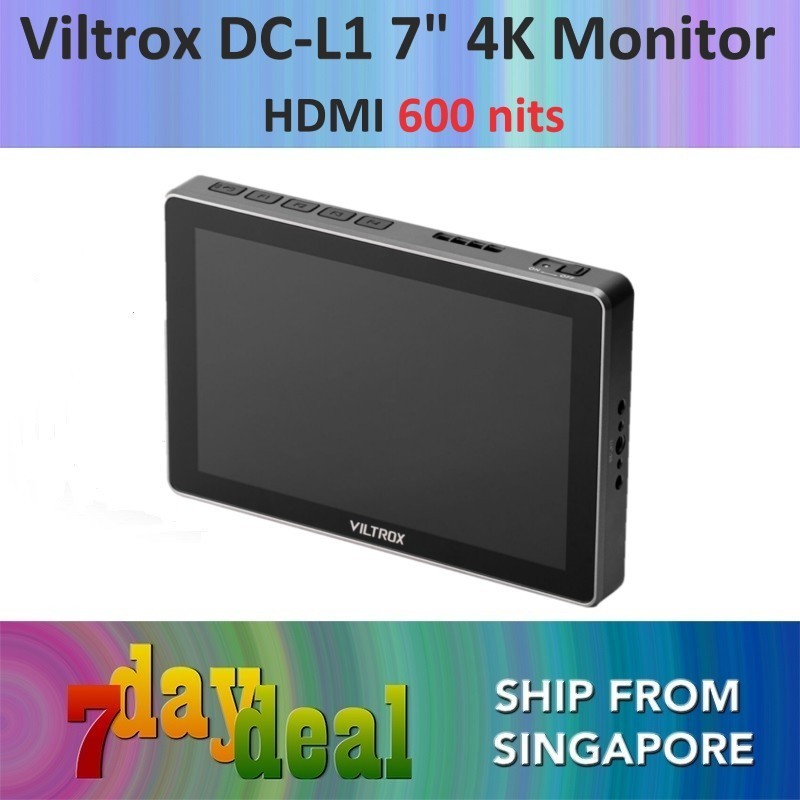 Viltrox DC-L1 HDMI On-Camera 7" Field Monitor (600 Nit and Touch Screen)
