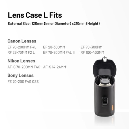 PGYTECH Camera Lens Case (Medium / Large)