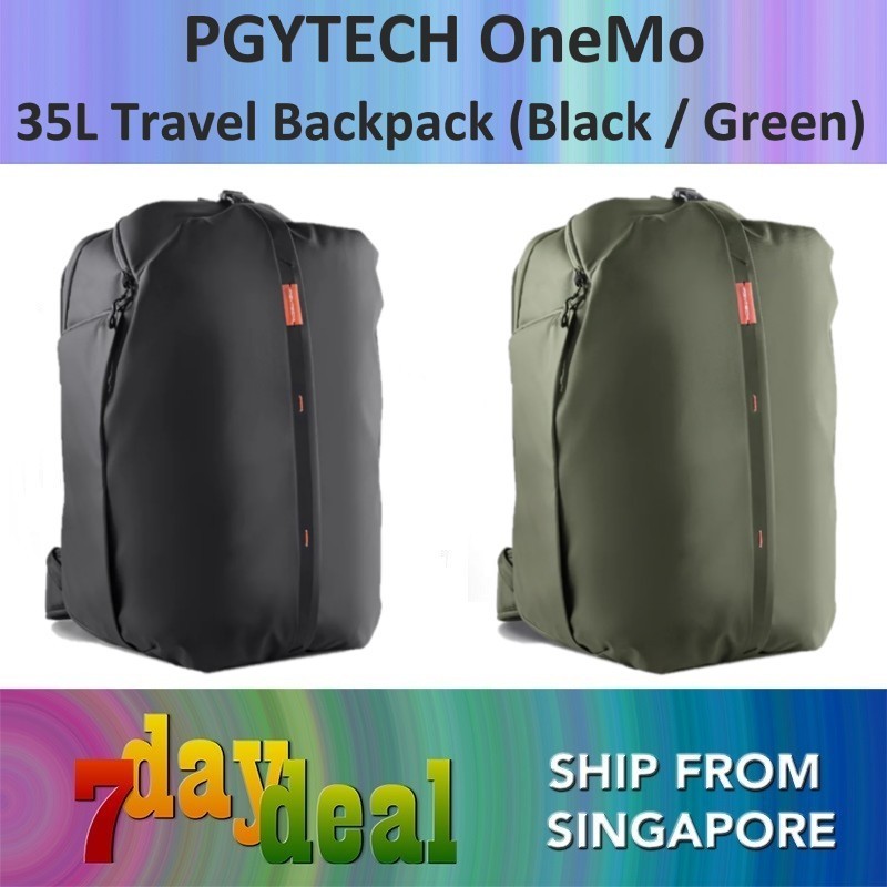 PGYTECH OneMo Travel Backpack 35L (Black / Green)