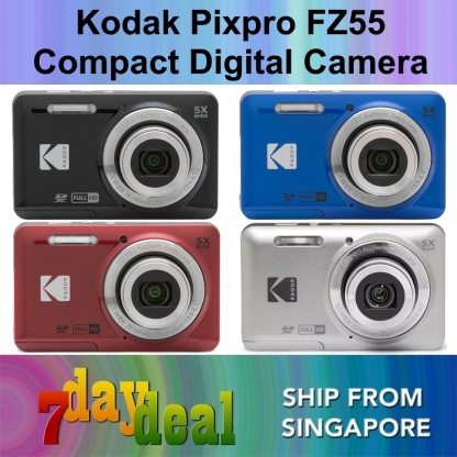 Kodak Pixpro FZ55 Friendly Zoom Compact Digital Camera (Black / Blue / Red / Silver)