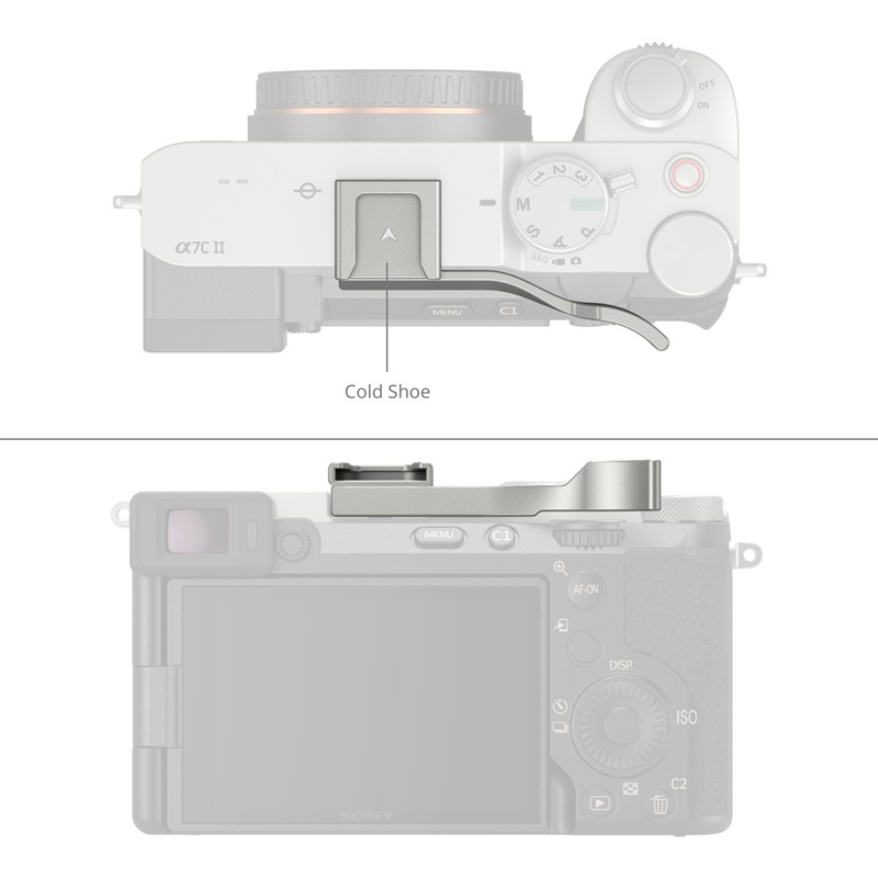 SmallRig Thumb Grip Silver (4818) / Black (4820) for Sony A7C II / A7CR