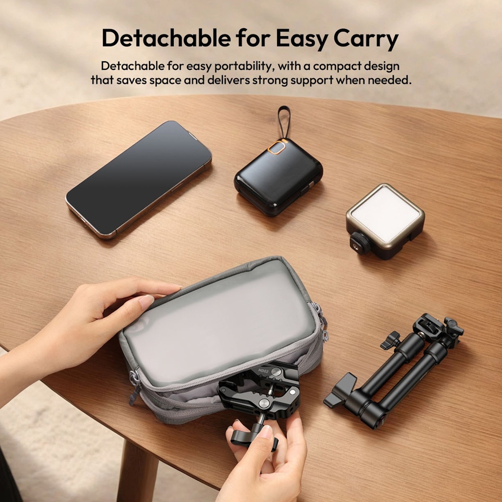 Ulanzi HD02 10 inch Magic Arm Kit with Crab Clamp (T098 / T099)