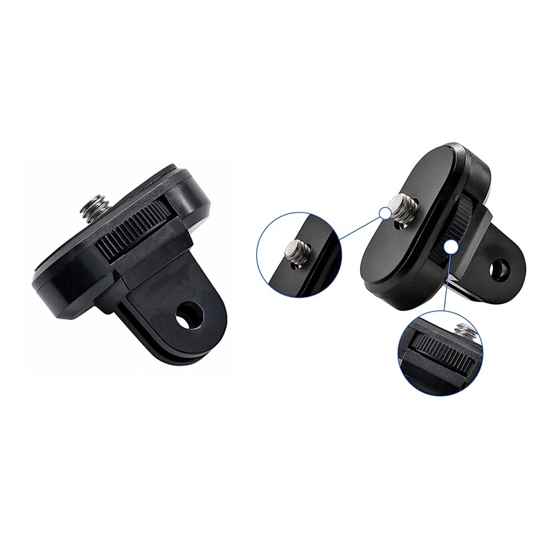 HoliCRAFT Screw and Adapter (1/4", 3/8", 5/8", Male, Female, Coldshoe, Hotshoe, Spigot, Action Camera Helmet Mount)