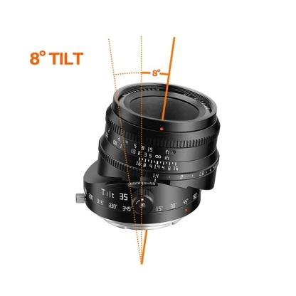 TTArtisan 35mm F1.4 Tilt Manual Focus Lens (Black) - E / X Mount 