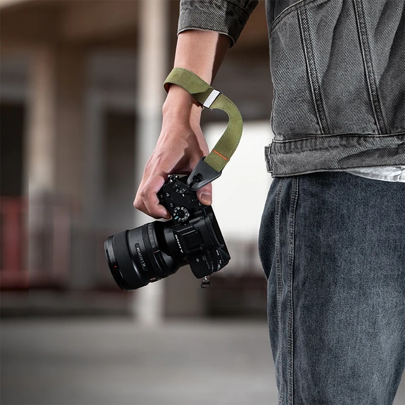 PGYTECH Camera Wrist Strap (Brown / Green / Grey)