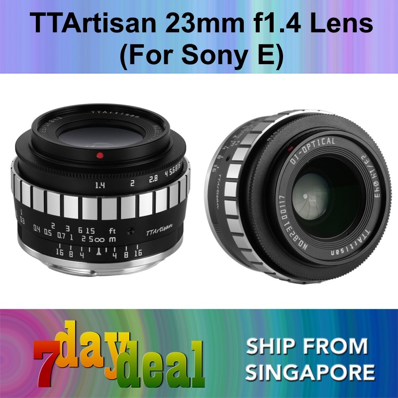 TTArtisan 23mm F/1.4 APS-C Lens (E / X / Z Mount)