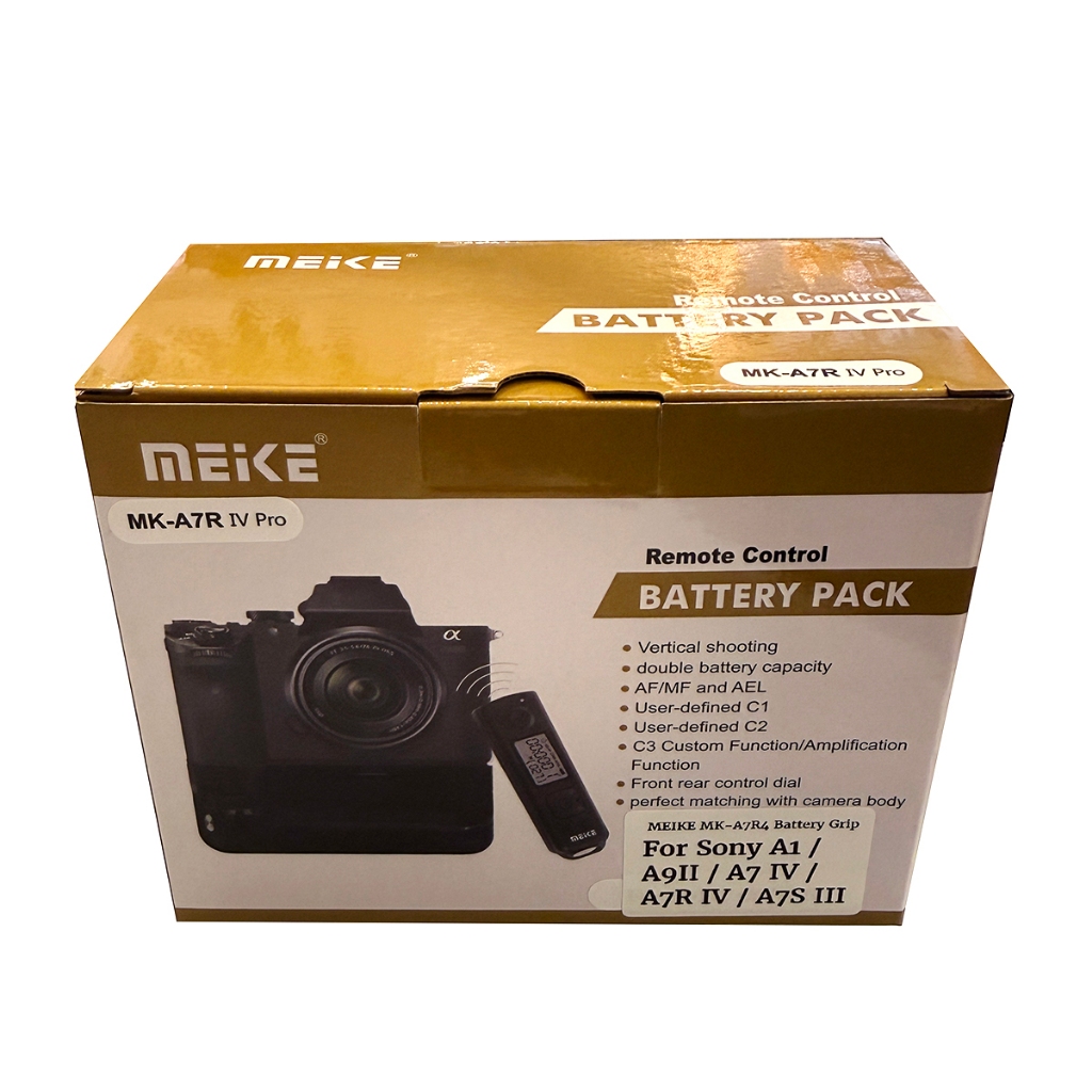 Meike MK-A7R IV Battery Grip (For Sony A1 / A9 II / A7 IV / A7R IV / A7S III)
