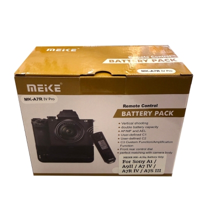 Meike MK-A7R IV Battery Grip (For Sony A1 / A9 II / A7 IV / A7R IV / A7S III)