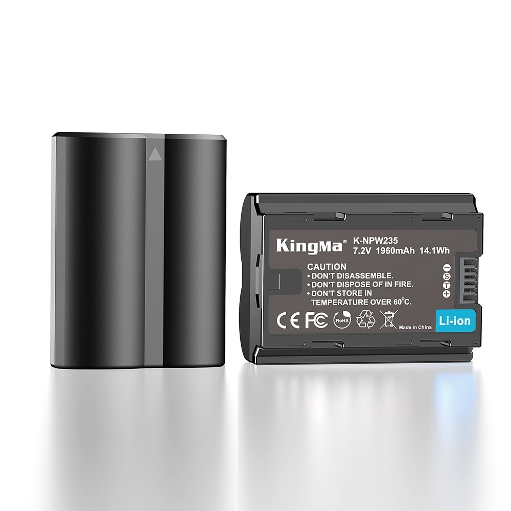 KingMa NP-W235 Battery (For Fujifilm X-T4 / X-T5 / X-H2 / X-H2s / X‑S20 / GFX100 / GFX100S II / GFX50S II)