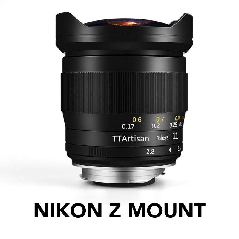 TTArtisan 11mm F/2.8 Full Frame Fisheye Lens (E / L / RF / Z Mount)