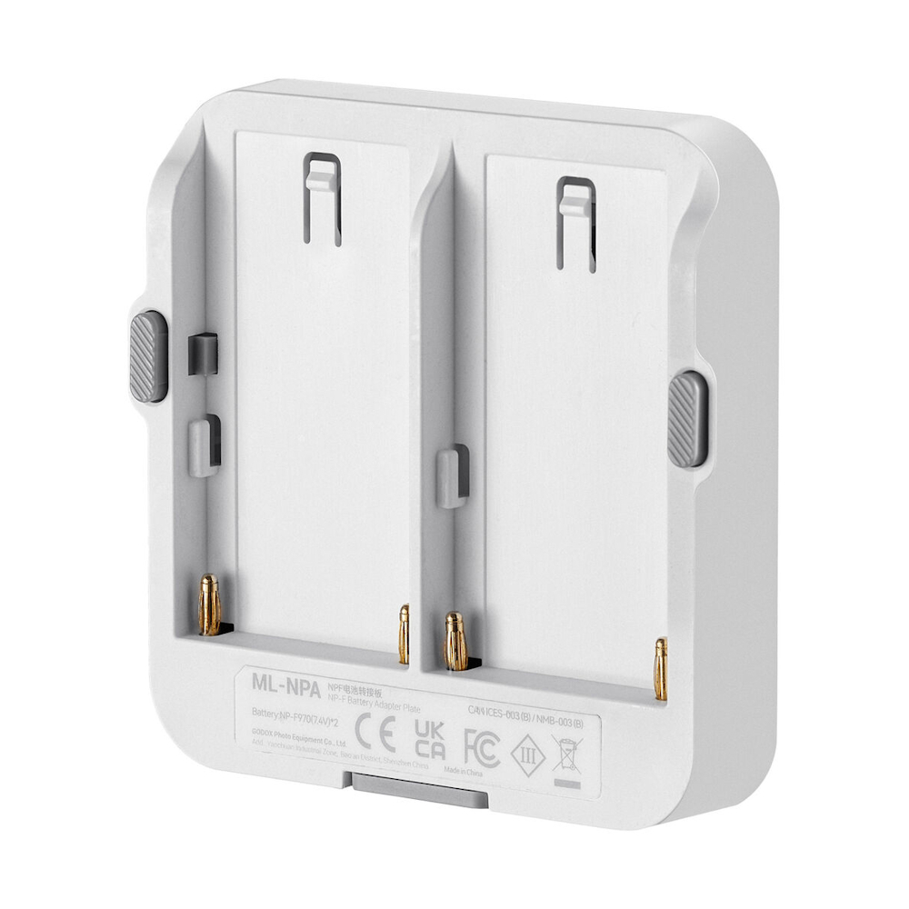 Godox ML-NPA / ML-VMA Battery Adapter (For ML80 and ML150 Bi-Color LED Lights)