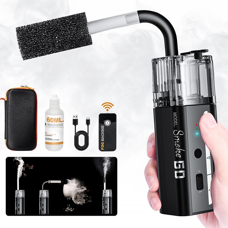 LENSGO 30W HANDHELD FOG MACHINE - Smoke Go (Dry Ice Effects for Photography, Videography, Filming)