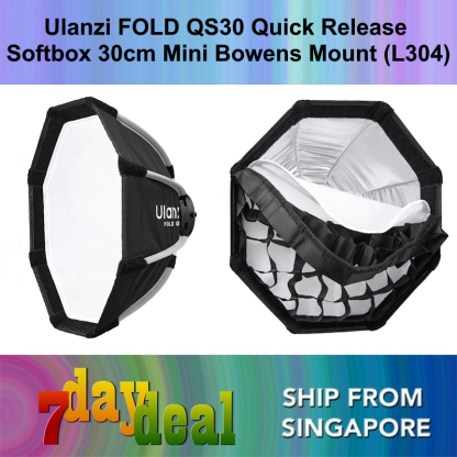 Ulanzi QS30 Mini Bowens Softbox 30cm (L304)-7daydeal