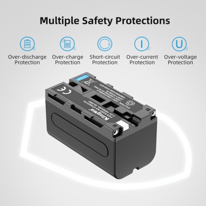 KingMa NP-F750 Battery (2 pcs) + Dual Slot USB PD3.0 Fast Charger Kit (For Sony)