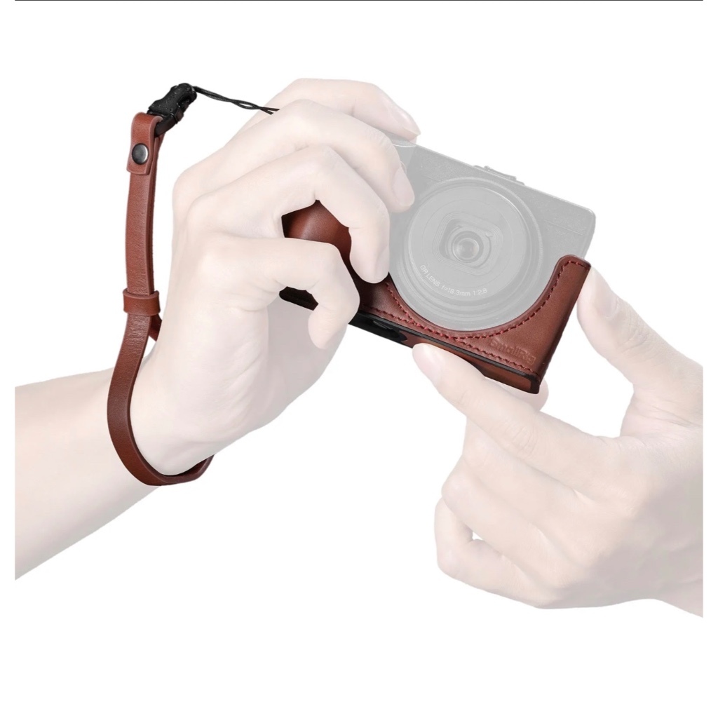 SmallRig Leather Case Kit For Ricoh GR IV / GR IIIx / GR III HDF / GR IIIx HDF (Black 5676  / Grey 5677 / Red 5678)