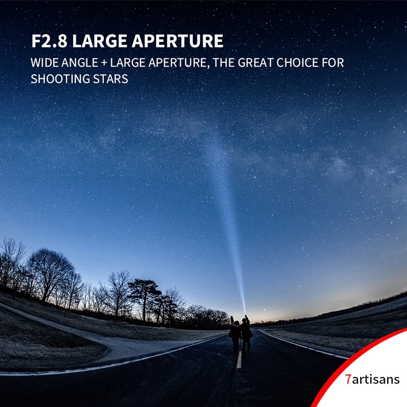 7Artisans 7.5mm F/2.8 II Fisheye APS-C Lens (E / X / Z Mount)