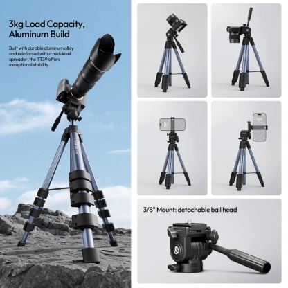 Ulanzi TT39 Video Travel Camera and Phone Tripod (S019)