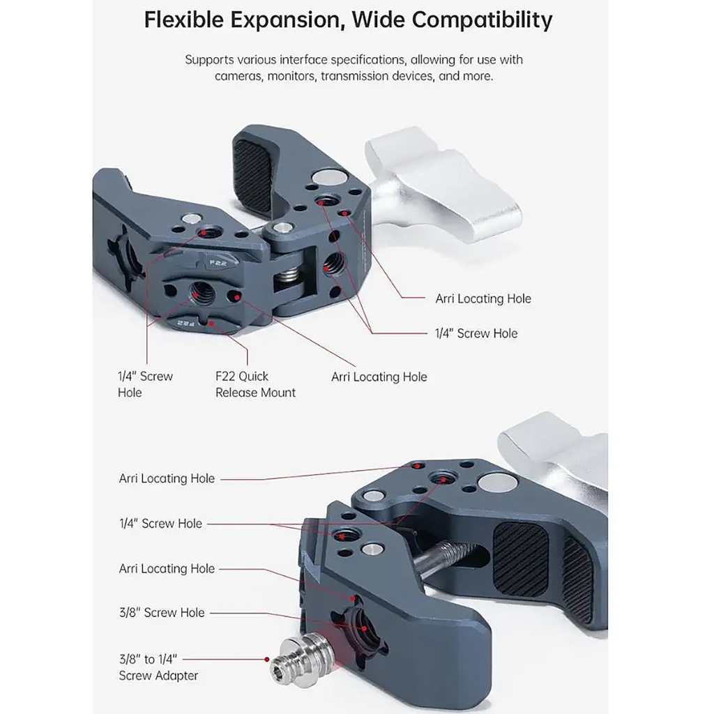 FALCAM F22 Quick Release Super Clamp (F22A4801)