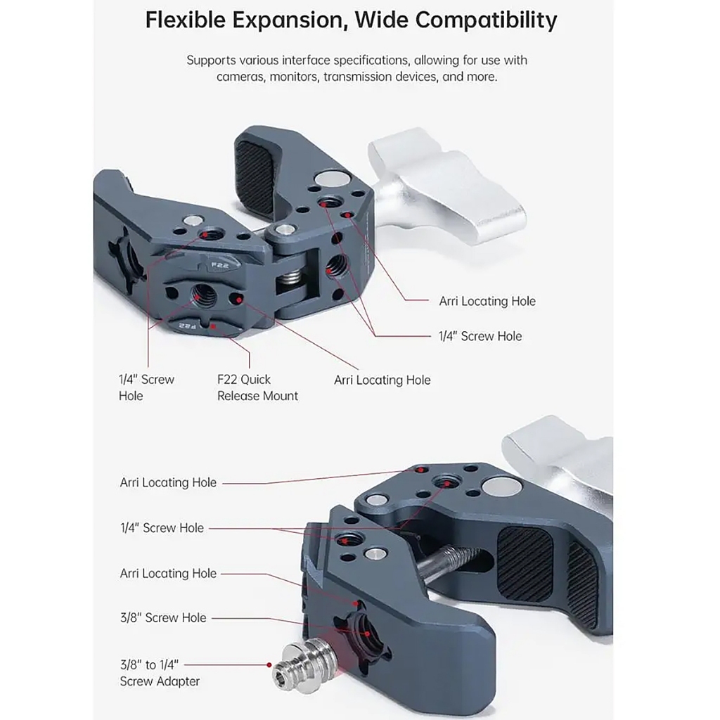 FALCAM F22 Quick Release Super Clamp (F22A4801)
