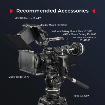 SmallRig Cage Kit for Nikon ZR (Basic Cage 5467 / Cage Kit with Top Handle 5647)