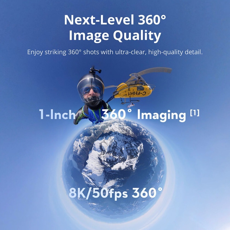 DJI Osmo 360 8K Camera (Standard) / (Adventure Combo)