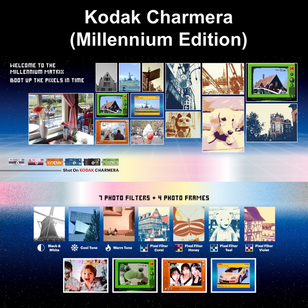 Kodak Charmera (Millennium Edition) Keychain Digital Camera (Blind Box)-7daydeal