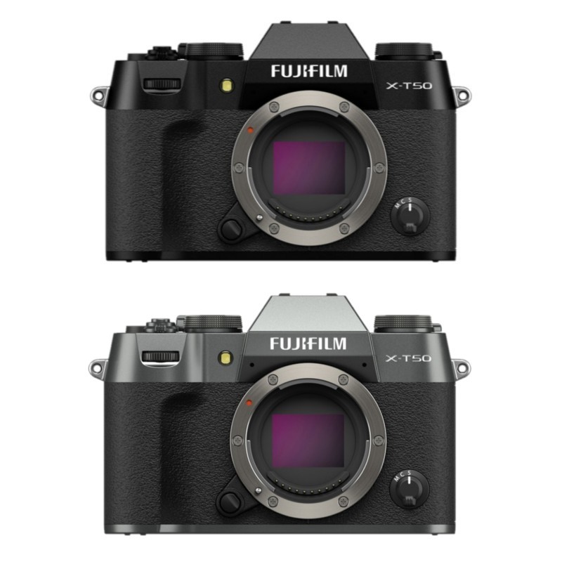Fujifilm X-T50 Digital Camera Body Only (Black / Charcoal-Silver)