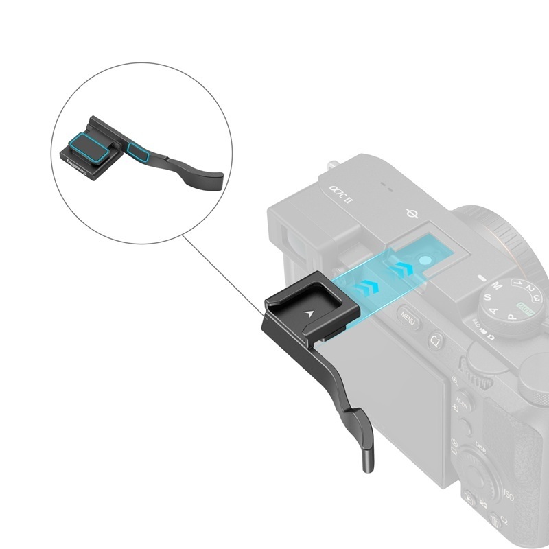 SmallRig Thumb Grip Silver (4818) / Black (4820) for Sony A7C II / A7CR