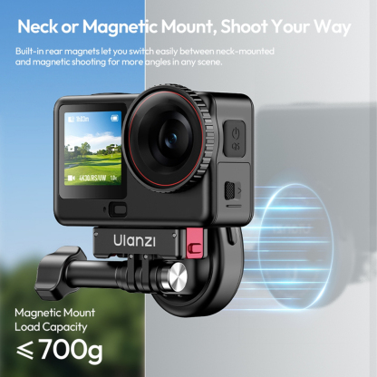 Ulanzi ZJ09 Flexible Neck Mount (S064) for Gopro DJI Pocket 4 Action 6 5 Insta 360 Action Camera-7daydeal