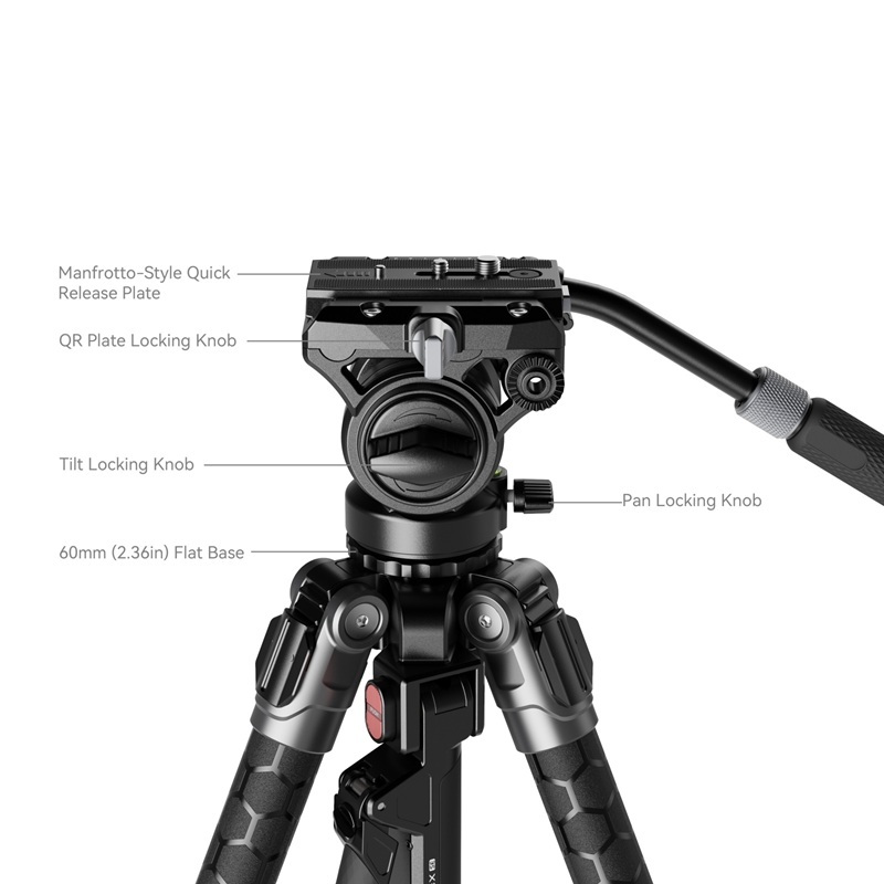 SmallRig x Potato Jet TRIBEX SE Hydraulic Tripod (5305)