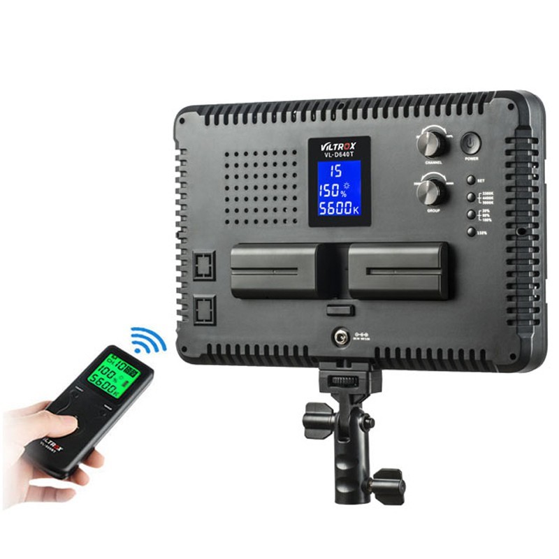 VILTROX VL-D640T (CRI>95 | 4800 Lumen | 3300K-5600K) Bi-Color Video LED Light